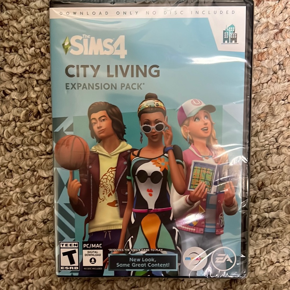 Sims 4 City Living expansion pack download only